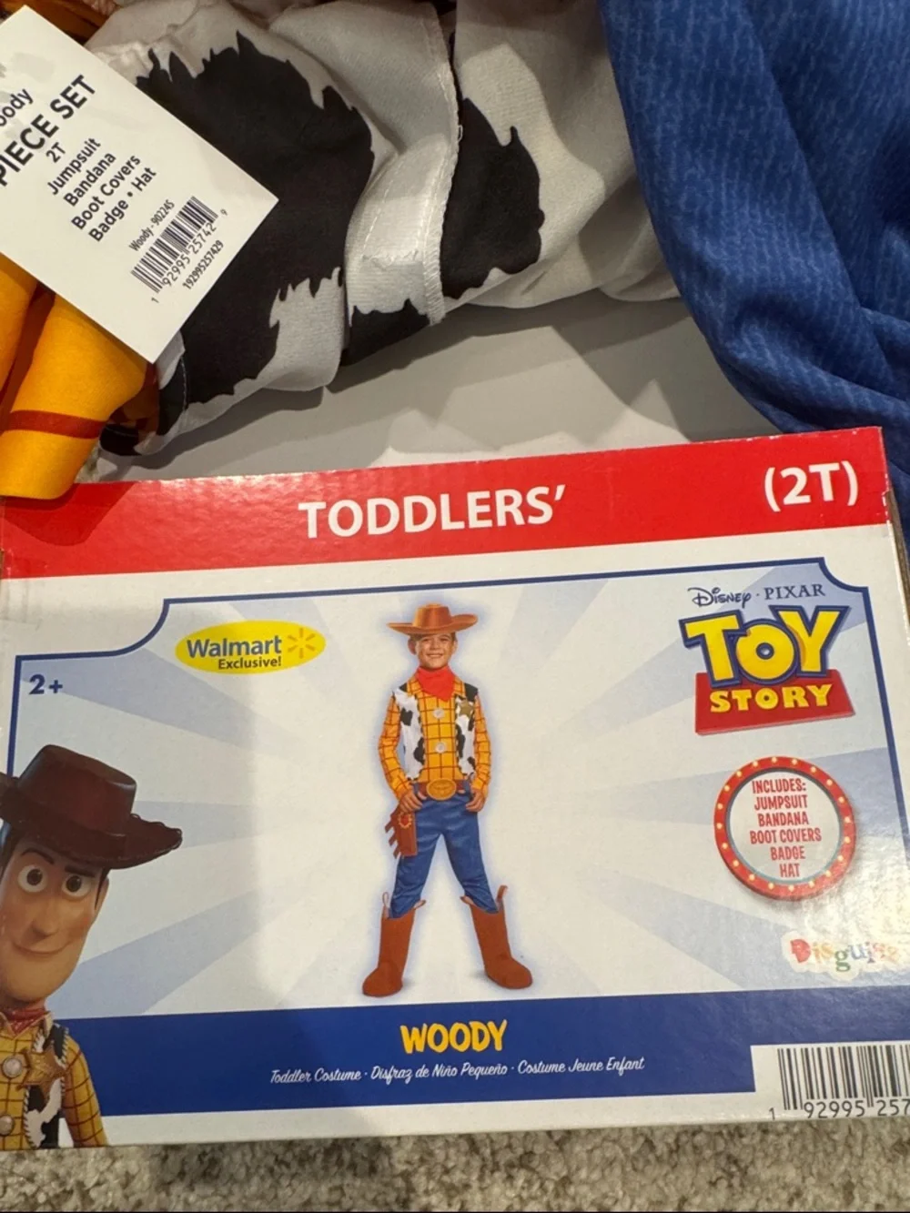 2T Woody Toy Story Halloween Costume - Picture 3 of 4